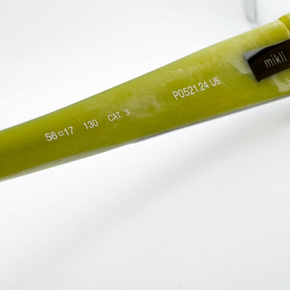 Vintage Stark Alain Mikli Biosun Sunglasses‎ Polarized Plastic Frame Green 56mm - Picture 8 of 9